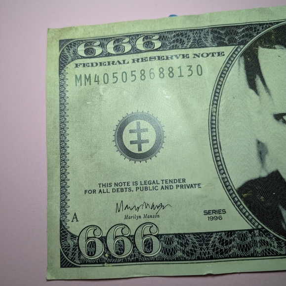 Marilyn Manson 2016 tour VIP limited edition 666 mini poster 2415/2600 - Picture 5 of 6